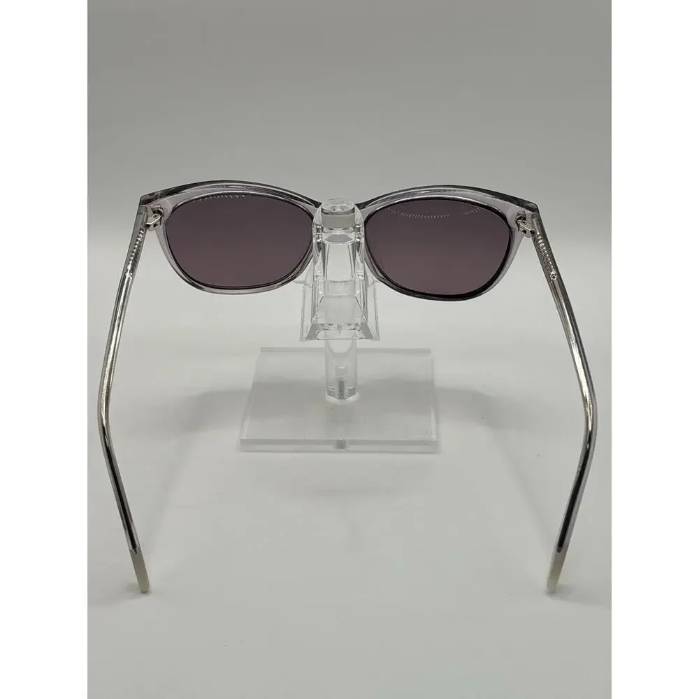 Steve Madden Insomnia Grey Crystal Sunglasses Purple Gradient Lens 55-17-140